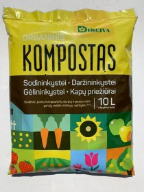 Organinis durpių kompostas, 10 l