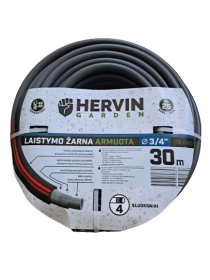 Žarna laistymo HERVIN GARDEN, armuota, 4 sl, 19x23 mm, (3/4"), 30 m