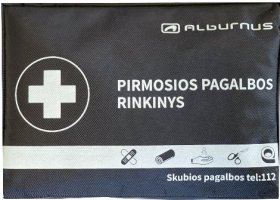 Pirmosios pagalbos vaistinėlė ALBURNUS PPR1005, nauja sudėtis