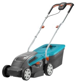 Akumuliatorinė vejapjovė GARDENA PowerMax 32/18V P4A, 18 V, pjovimo plotis 32 cm, rinktuvo talpa 30 l, 10,2 kg. Komplekte 4.0 Ah akumuliatorius ir kroviklis