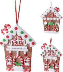 Eglutės žaisliukas Namelis, 2-jų dizainų 120 x 10 x 95 mm