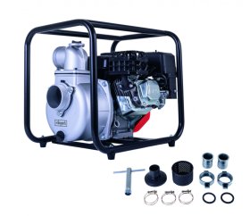 Benzininis vandens siurblys SCHEPPACH PWP60, našumas 60.000 l/h, pakėlimo aukštis 28m, įsiurbimo aukštis 7m, Variklis 4-taktis,  212 cm³ / 3,9 kW / 5,3 AG