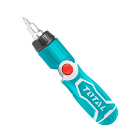 Atsuktuvas su antgaliais TOTAL, CR-V, terkšlinis, lenkiamas, 13vnt., TACSD30136