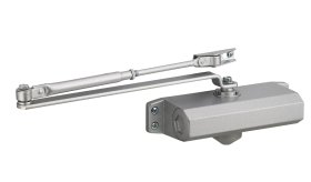 Durų pritraukėjas THIRARD, hidraulinis, durų svoris iki 80 kg, spl. pilka, 95075/493091