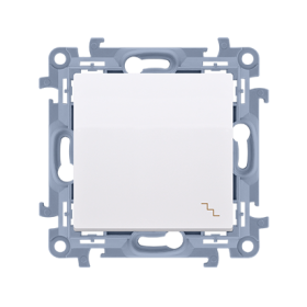 Perjungiklis KONTAKT SIMON 10, baltos sp., 1 klav., laiptų, CW6.01/11