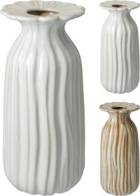 Vaza, porcelianinė, 20 cm, 2 skirtingų sp.