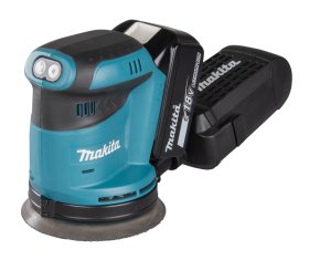 Akumuliatorinis ekscentrinis šlifuoklis MAKITA DBO180Z, 18V, be akumuliatorių ir kroviklio