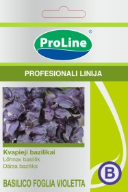 Prieskonių sėklos, PROLINE bazilikas Basilico foglia violetta, 0,5 g., B