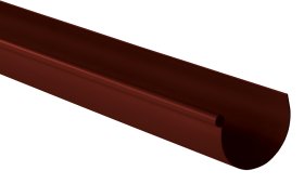 Latakas S-LON, matmenys skersmuo 125 mm, ilgis 3000 mm, raudona spalva, 19036