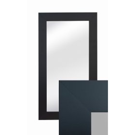 Veidrodis su juodu rėmu BDART Ale_11844, 50 x 90 cm, pakabinamas