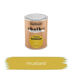 Kreidiniai dažai LUXDECOR Chalk-It, 125 ml, (26) Mustard