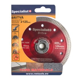Deimantinis diskas SPECIALIST+ Hard Material, 125 x 1,3 x 22 mm