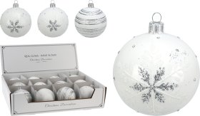 Eglutės žaisliukas, įv. dizainų ir spalvų, skersmuo 8 cm