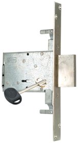 Šarvo durų spyna MOTTURA 40705, rakinimas trimis kryptimis