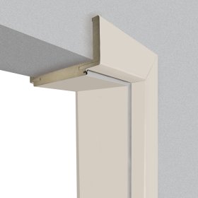 Laminuota durų stakta VOSTER, reguliuojama, su apvadais, komplektas durų varčiai, dešininė, spl. Cashmere, 100-140x80x2019 mm, 2 vnt., 110-140x80x784 mm, 1 vnt.