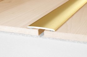 Aliumininė grindų juostelė HESORA H 05 D1, 3.5 x 180 cm,  mat.aukso spalvos, klijuojama, kilmės šalis ES