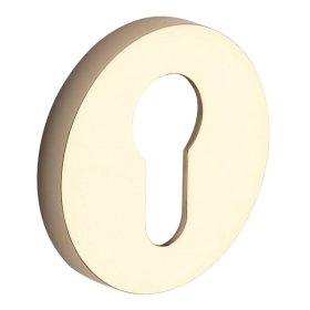 Durų apyraktė INOVO, SLIM NEW 17, PZ cilindrui, geltonos matinės spalvos