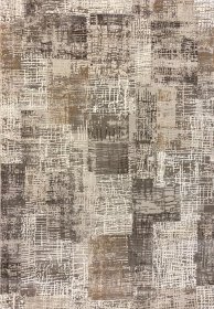 Kilimas RICCO Luxess II, 140 x 190 cm, pilkos-smėlio spalvos (10133), poliesteris 70%, akrilas 30%, 37H-1G1419