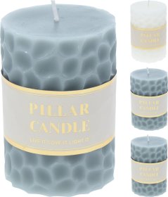 Žvakė, 3 žieminės spalvos, vidutinis degimo laikas 38 h, 7 x 10 cm