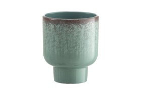 Kambarinis keraminis vazonas 4Living Oceana, turkio sp., 14 x 14 x 16 cm.