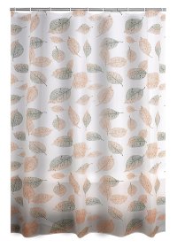 Vonios užuolaida RIDDER Fallin, 180 x 200 cm, vinilinė, žalia/ruda, 303205