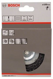 Vielinis šlifavimo diskas BOSCH, lenkta viela, 100 x 0,3 mm, plienas 100 mm, 0,3 mm, 10 mm