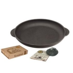 Ketaus porcijinė lėkštė-keptuvė, matmenys 18x2,5 cm