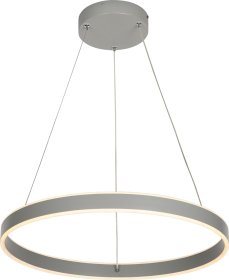 Pakabinamas LED šviestuvas RABALUX Othello, 36W, 230V, 3000-6000K, 1800 lm, IP20, dimeriuojamas, su pultu, metalinis, pilkos sp., 590 x 1485 x 590 mm, 6299