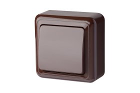 Jungiklis LIREGUS Delta, 1 klavišo, paviršinis, rudos sp., PJ1.10-001.Delta/R
