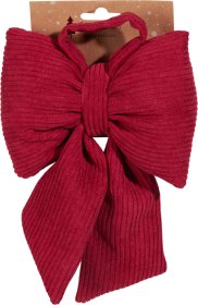 Kaspinas, poliesteris, raudonos sp., 13 x 10 x 20 cm