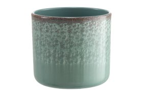 Kambarinis keraminis vazonas 4Living Oceana, turkio sp., 17 x 17 x 15 cm.