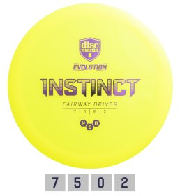 Diskgolfo diskas DISCMANIA Neo Intinct Evolution, yellow