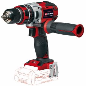 Akumuliatorinis smūginis gręžtuvas EINHELL TP-CD 18/80 Li-i BL - Solo, 18 V, bešepetėlis variklis, maks. sukimo momentas 80 Nm, be akumuliatorių ir kroviklio
