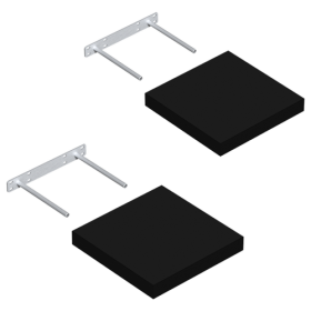 Lentyna VELANO, FS 24/24 C 23,5x23,5cm, juodos spalvos, DMX 65062