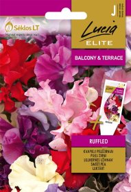 Gėlių sėklos, LUCIA ELITE ELN pelėžirniai kvapieji RUFFLED, 2 g., J