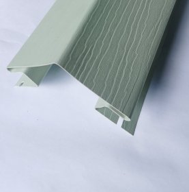 Išorinis PVC kampas S 12 SIDING BOR, Ilgis 3,05 m, šviesios žalios spalvos