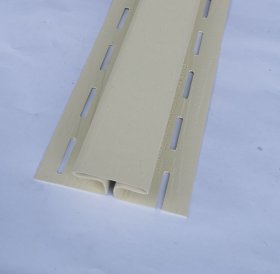PVC sujungimo profilis S 18 SIDING BOR, Ilgis 3,81 m, kremo spalvos