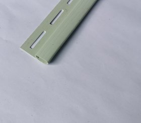 PVC užbaigimo profilis S 14 SIDING BOR, Ilgis 3,81 m,  šviesios žalios spalvos