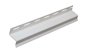 PVC S tipo profilis S 16 SIDING BOR, Ilgis 3,81 m, baltos spalvos