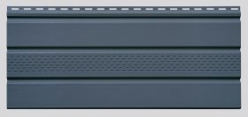 PVC pakalimo dailylentė SIDING BOR, Perforuota Matmenys 0,305 x 3,39 m, grafito spalvos, 1 lentelė - 1,03395 m2