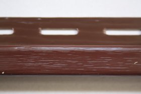 PVC J tipo profilis S 15 SIDING BOR, Ilgis 3,81 m, rudos spalvos