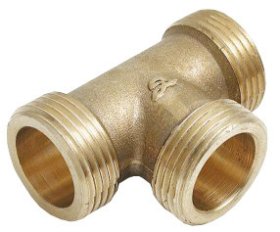 Žalvarinis trišakis, 1/2'', išorinis sriegis, 241339