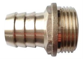 Žalvarinis antgalis, 1/2 x 14'', išorinis sriegis, skirtas žarnos pajugimui, 245082