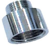 Redukuotas sujungimas, chromuotas REMER, 3/4 x 1/2'', vidus/išorė, 20531