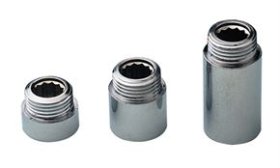 Prailgintojas, chromuotas, 1/2'' x 40, vidus/išorė, apvalus, 262316