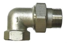 Išardomas sujungimas, nikeliuotas, 1/2'', kampinis, 20525