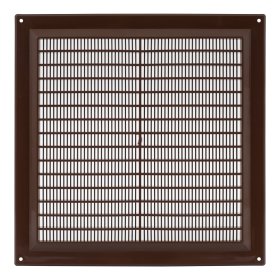Ventiliacinės grotelės EUROPLAST VR2525B, 250 x 250, plastikinės, rudos spalvos