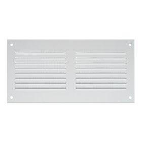 Ventiliacinės grotelės EUROPLAST MR2010, 200 x 100,metalinės, baltos spalvos