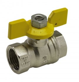 Rutulinis ventilis dujoms ARCO Mino 2000, 3/4'', vidus/vidus, PM103, su trumpa rankenėle