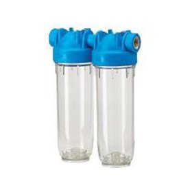 Filtro korpusas ATLAS DP 10 Duo, 10'', dvigubas, pajungimas 1/2''